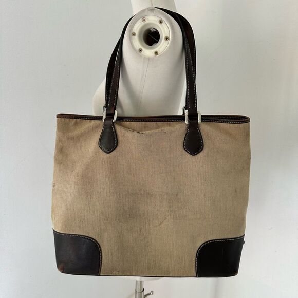 Prada Tan and Black Tote Bag - Picture 7 of 16